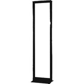 Legrand - Ortronics OR-19-84-T2SDB Standard EIA 2 Post Equipment Rack 7'H, 45U, 3 in Channel Depth, Black